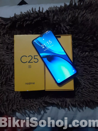 Realme c25s 4/64gb full box and charger (used)